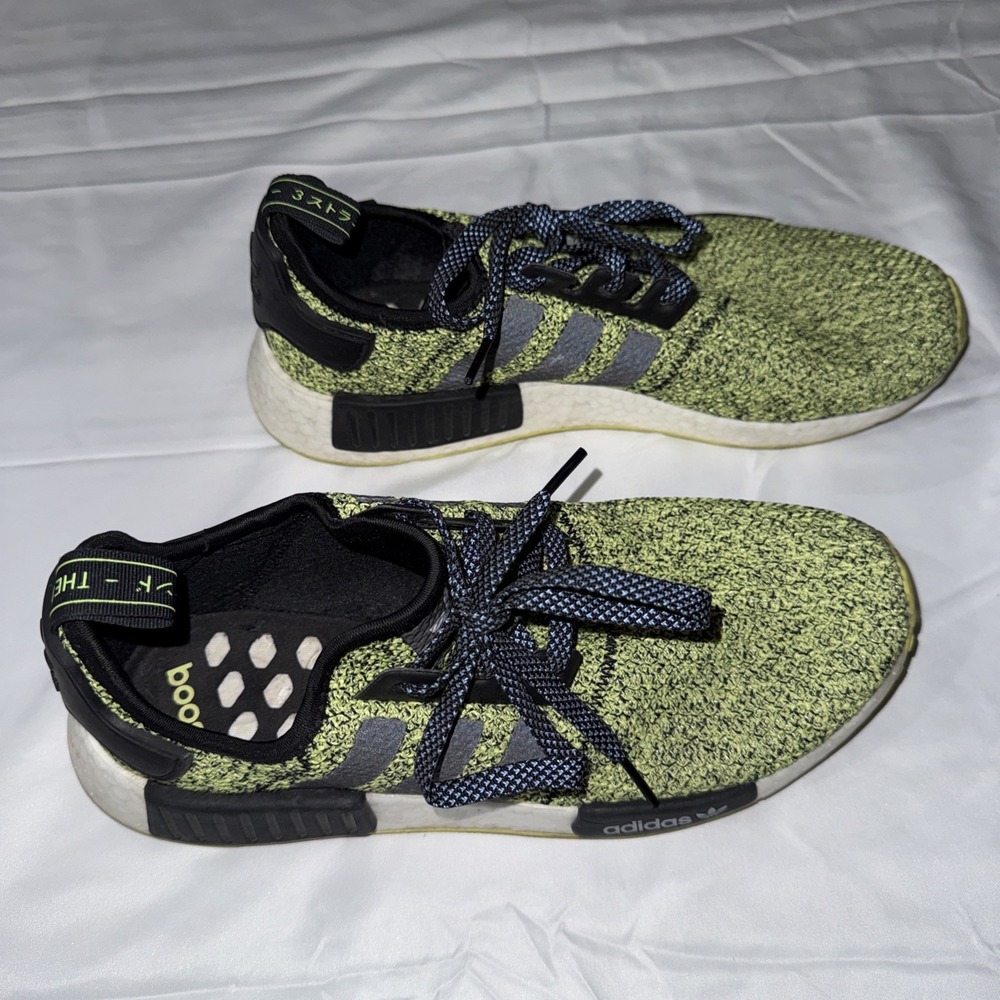 Adidas Boost Green Black SHW675001 Mens Size 10 US Without Box - Picture 7 of 10